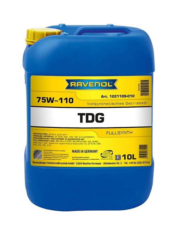 RAVENOL Gearolie TDG Varenummer: 1221109-010-01-999 billige