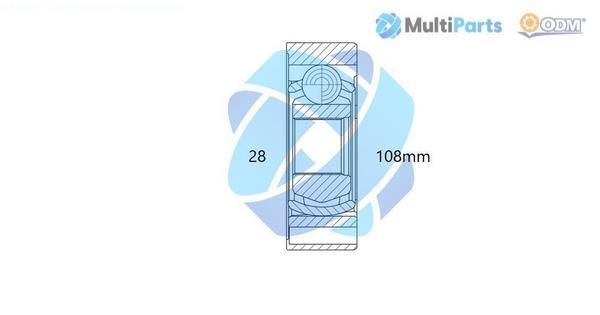 ODM-MULTIPARTS Joint kit, drive shaft Article number: 14-146042 cheaply