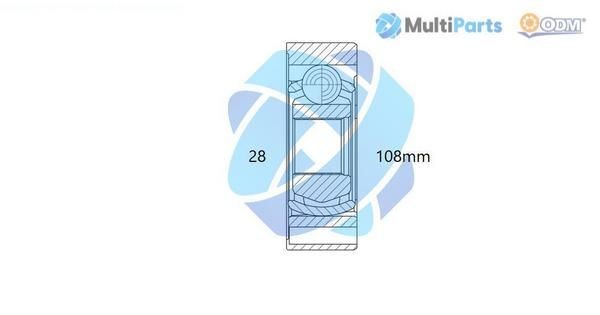 ODM-MULTIPARTS Joint kit, drive shaft Article number: 14-146062 cheaply