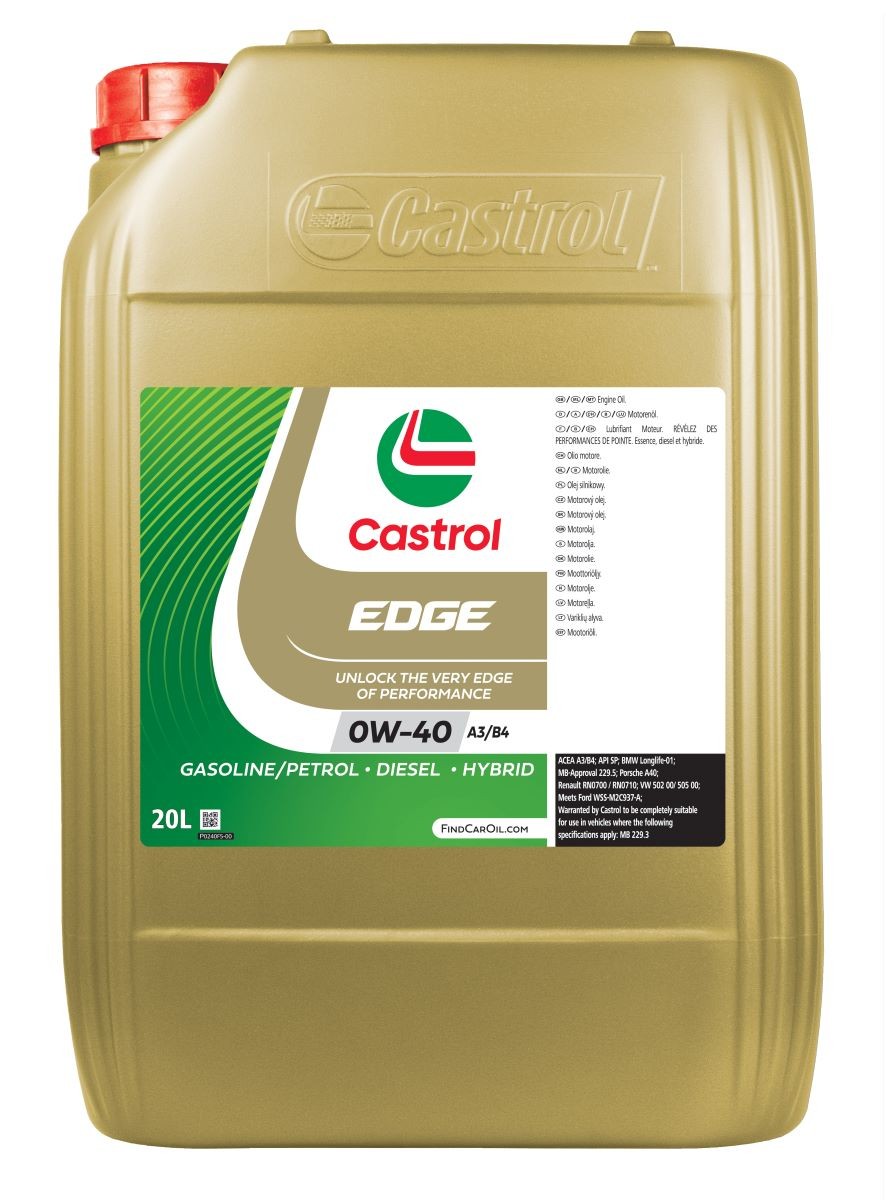 CASTROL Motorolie EDGE, A3/B4 Varenummer: 15336A billige