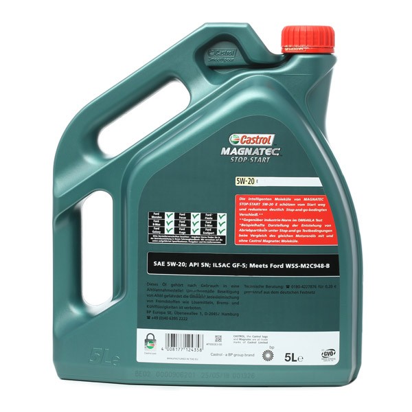 CASTROL Engine oil Magnatec, Stop-Start E Article number: 159A8C cheaply