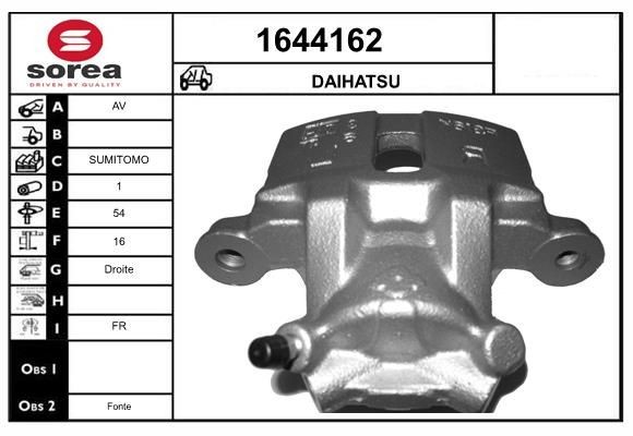 SNRA Brake caliper Article number: 1644162 cheaply