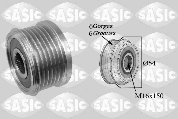 SASIC Riemenscheibe, Generator Artikelnummer: 1676010 kaufen
