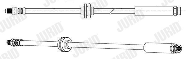 JURID Brake hose Article number: 173212J cheaply