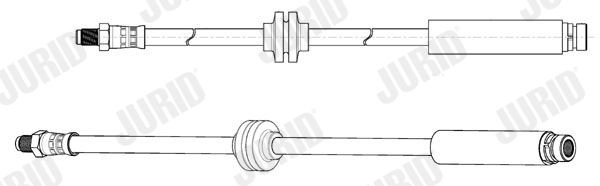 JURID Brake hose Article number: 173250J cheaply