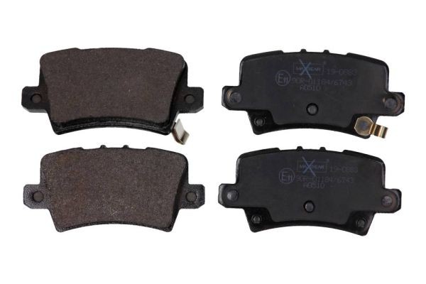 MAXGEAR Brake pad set Article number: 19-0883 cheaply