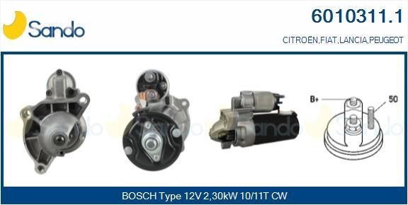 SANDO Alternator Article number: 2015118.1 cheaply