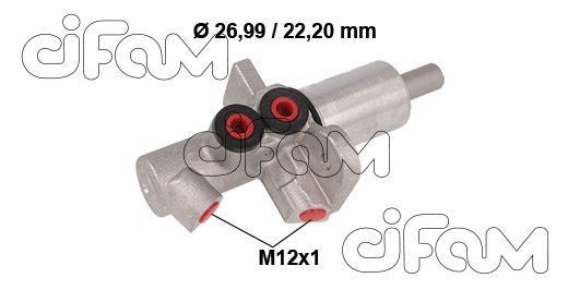 CIFAM Peapiduri silinder Artikli number: 202-877 soodsalt