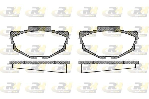 ROADHOUSE Brake pad set Article number: 2053.00 cheaply