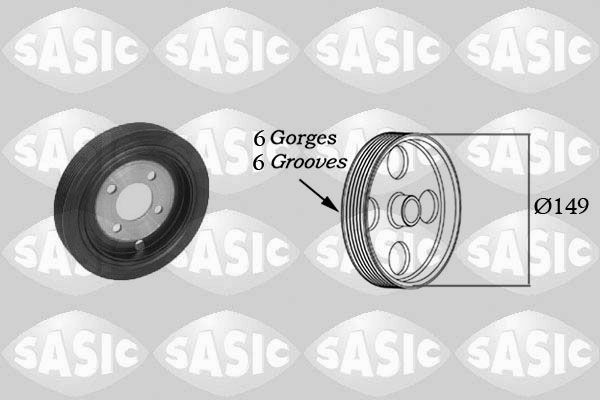 SASIC Crankshaft pulley Article number: 2150031 cheaply