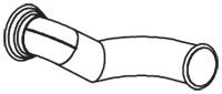 DINEX Exhaust Pipe Article number: 21551 cheaply
