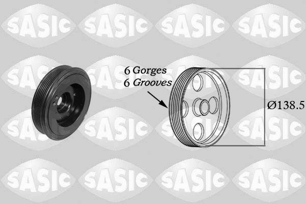 SASIC Crankshaft pulley Article number: 2156077 cheaply