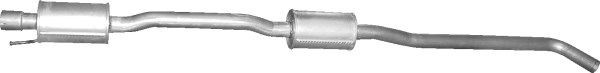 POLMO Middle silencer Article number: 22.43 cheaply