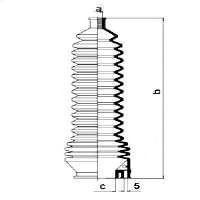 SPIDAN Steering rack gaiter Article number: 83851 cheaply