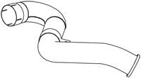 DINEX Exhaust Pipe Article number: 22632 cheaply