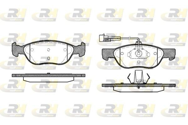 ROADHOUSE Brake pad set Article number: 2587.12 cheaply
