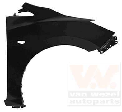 VAN WEZEL Wing fender Article number: 2763656 cheaply