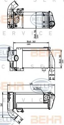 HELLA Oliekøler, retarder Varenummer: 8MO 376 765-561 billige