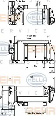 HELLA Oliekøler, retarder Varenummer: 8MO 376 765-591 billige