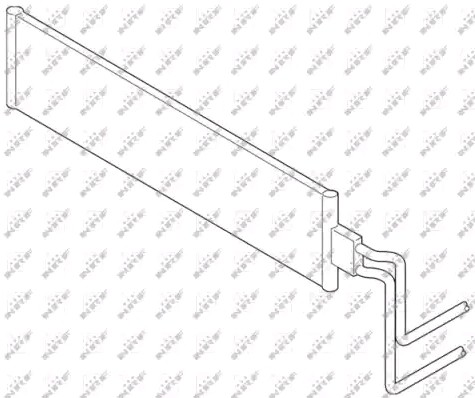 NRF Engine oil cooler Article number: 31256 cheaply