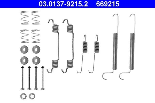 ATE 03.0137-9215.2 Accessory Kit, brake shoes COMBO 1.7 DTI 16V 75 PS Diesel 2012