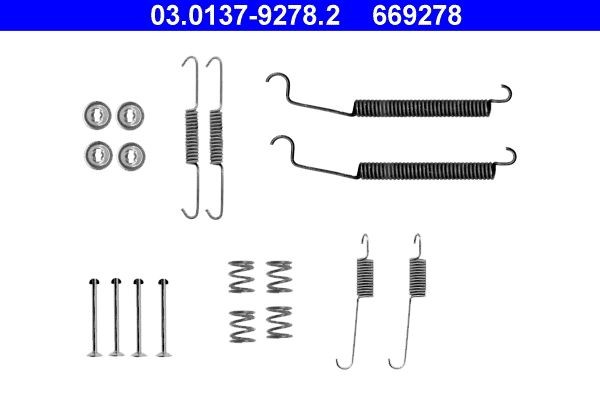 ATE 03.0137-9278.2 Accessory Kit, brake shoes TWINGO 1.2 Turbo 100 PS Petrol