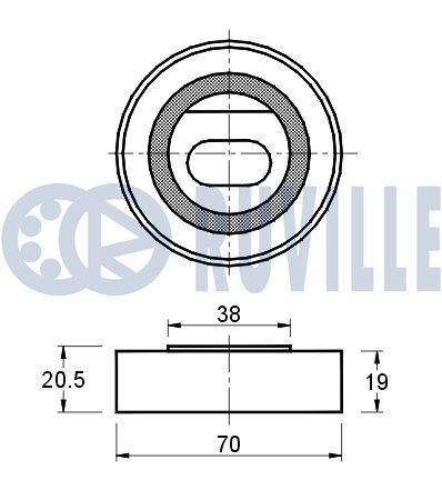RUVILLE 3454074 Sina intindere, lant distributie BEETLE 2.0 TSI 211 CP benzina 2019