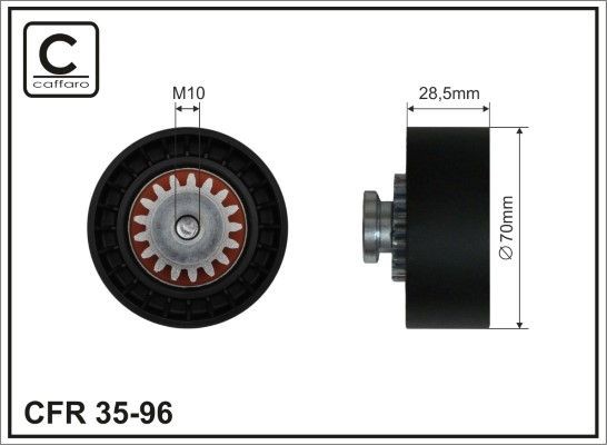CAFFARO Tensioner pulley Article number: 35-96 cheaply