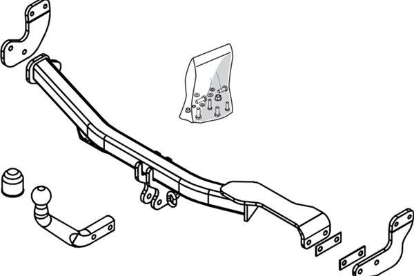 BRINK Trailer Hitch Article number: 355000 cheaply