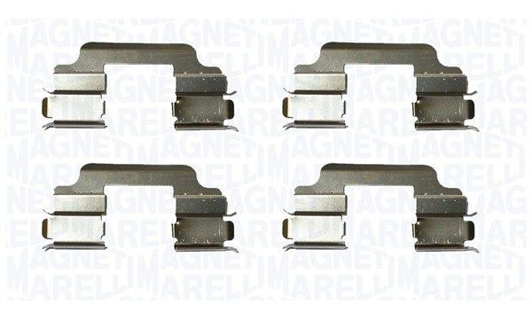 MAGNETI MARELLI 363915110063 Monteringssæt til bremseklodser Symbol 1.5 dCi 75 HK Diesel