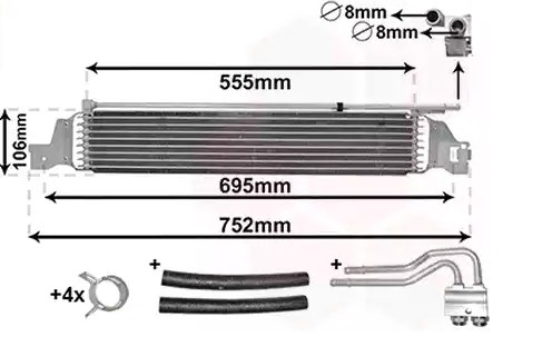 VAN WEZEL Radiateur d'huile de boite de vitesse automatique UGS: 37013700 à peu de frais