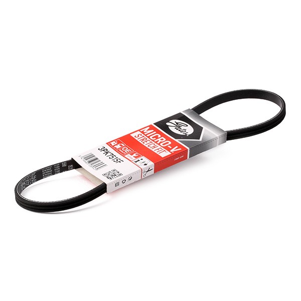 GATES Serpentine belt Article number: 3PK751SF cheaply