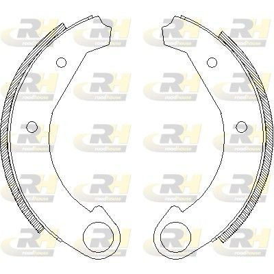 ROADHOUSE Brake Shoe Set Article number: 4005.00 cheaply