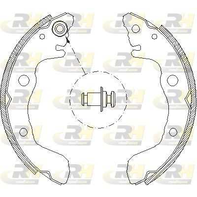 ROADHOUSE Brake Shoe Set Article number: 4009.00 cheaply