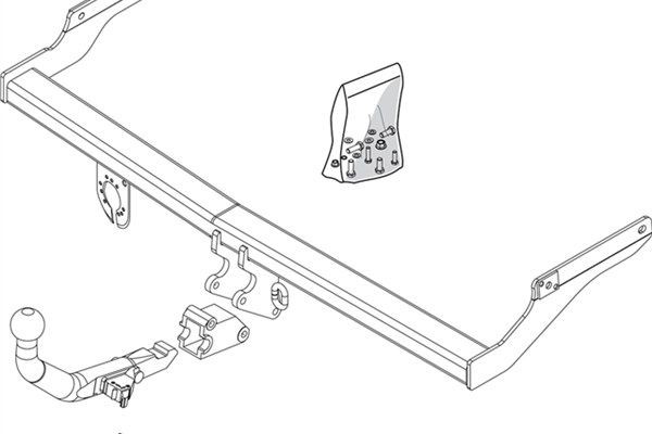 BRINK Trailer Hitch Article number: 407000 cheaply