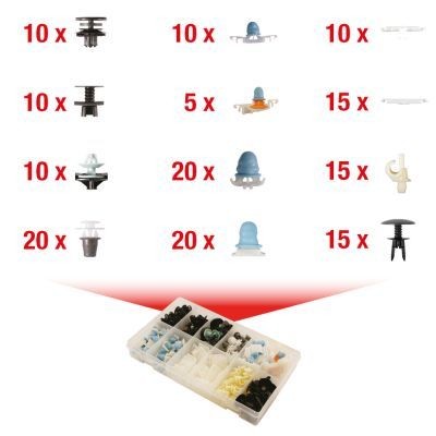 KS TOOLS Kėbulo laikomųjų spaustukų rinkinys prekės numeris: 420.0000 nebrangu