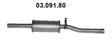 EBERSPÄCHER Middle silencer Article number: 03.091.80 cheaply