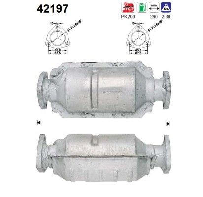 AS Catalytic converter Article number: 42197 cheaply