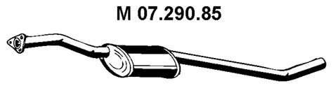 EBERSPÄCHER Front Silencer Article number: 07.290.85 cheaply