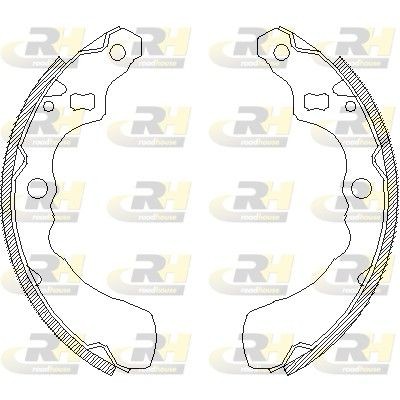 ROADHOUSE Brake Shoe Set Article number: 4381.00 cheaply