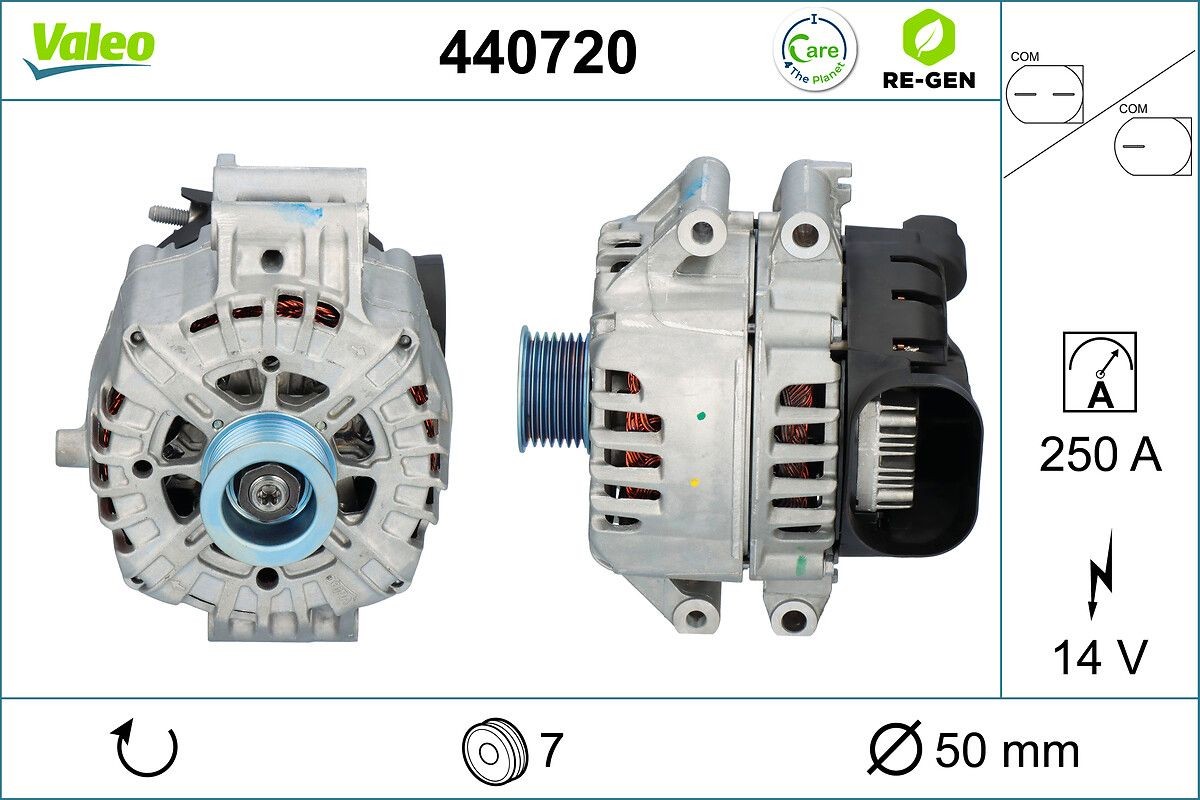 VALEO Alternator Article number: 440720 cheaply