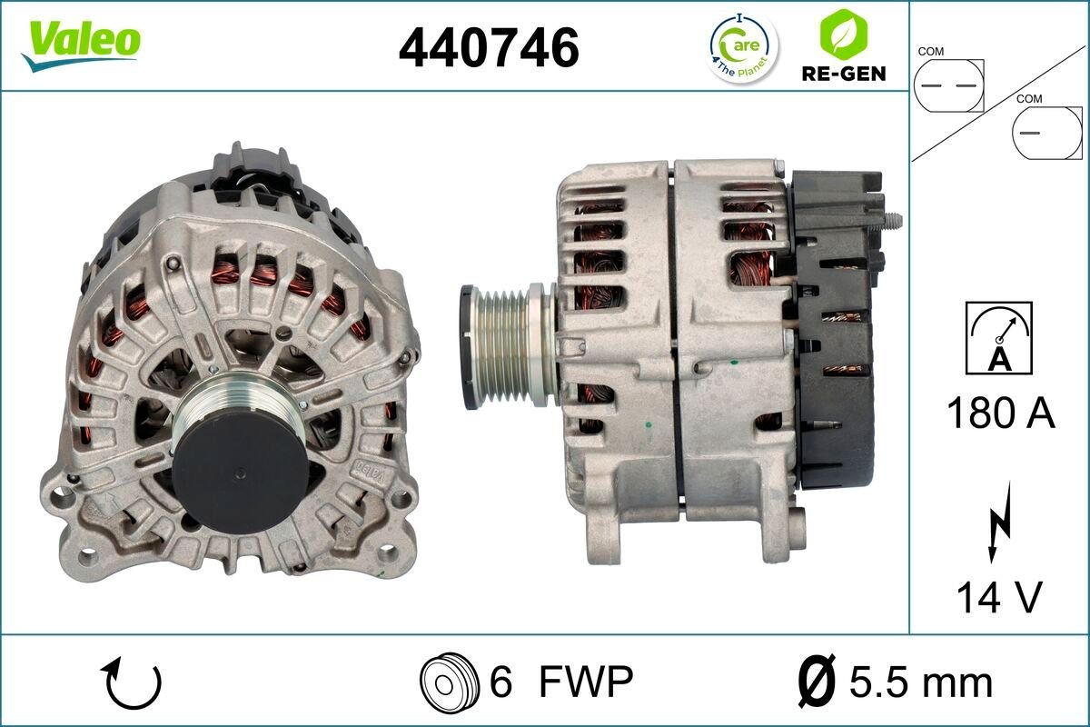 VALEO Alternator Article number: 440746 cheaply