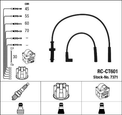 NGK Juego de cables de encendido Número de artículo: 44285 a buen precio