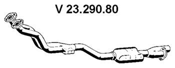 EBERSPÄCHER Front Silencer Article number: 23.290.80 cheaply
