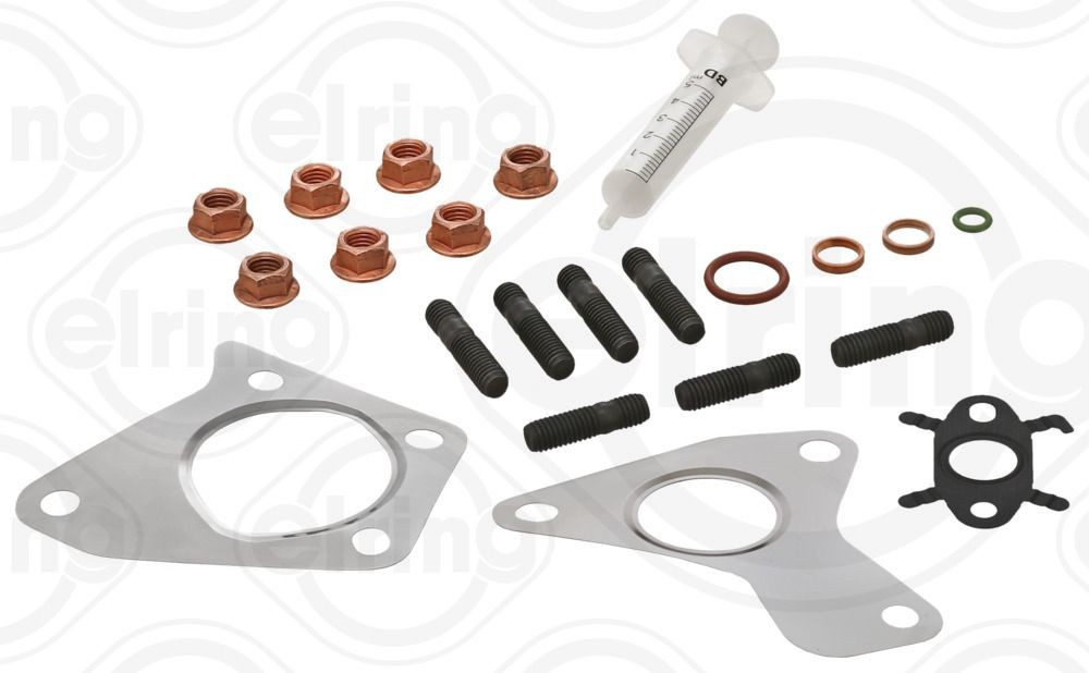 ELRING 453.790 Mounting Kit, charger MEGANE 1.5 dCi (LM02, LM13, LM2A) 101 PS Diesel