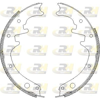 ROADHOUSE Brake Shoe Set Article number: 4658.00 cheaply