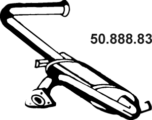 EBERSPÄCHER Rear silencer Article number: 50.888.83 cheaply