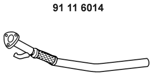 EBERSPÄCHER Udstødningsrør Varenummer: 91 11 6003 billige