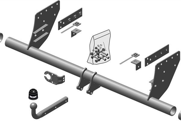 BRINK Trailer Hitch Article number: 488300 cheaply