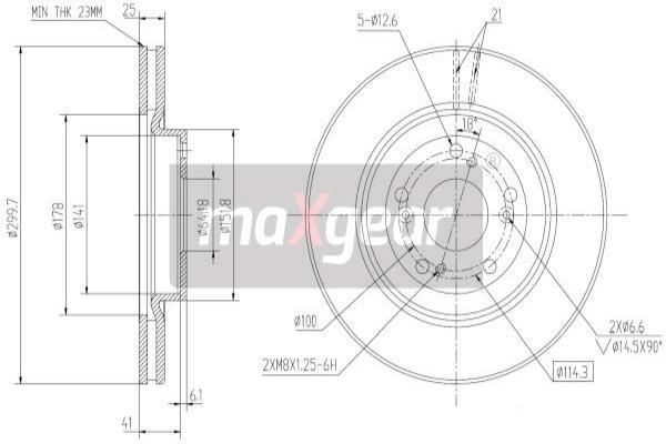 MAXGEAR Joint kit, drive shaft Article number: 49-0163 cheaply